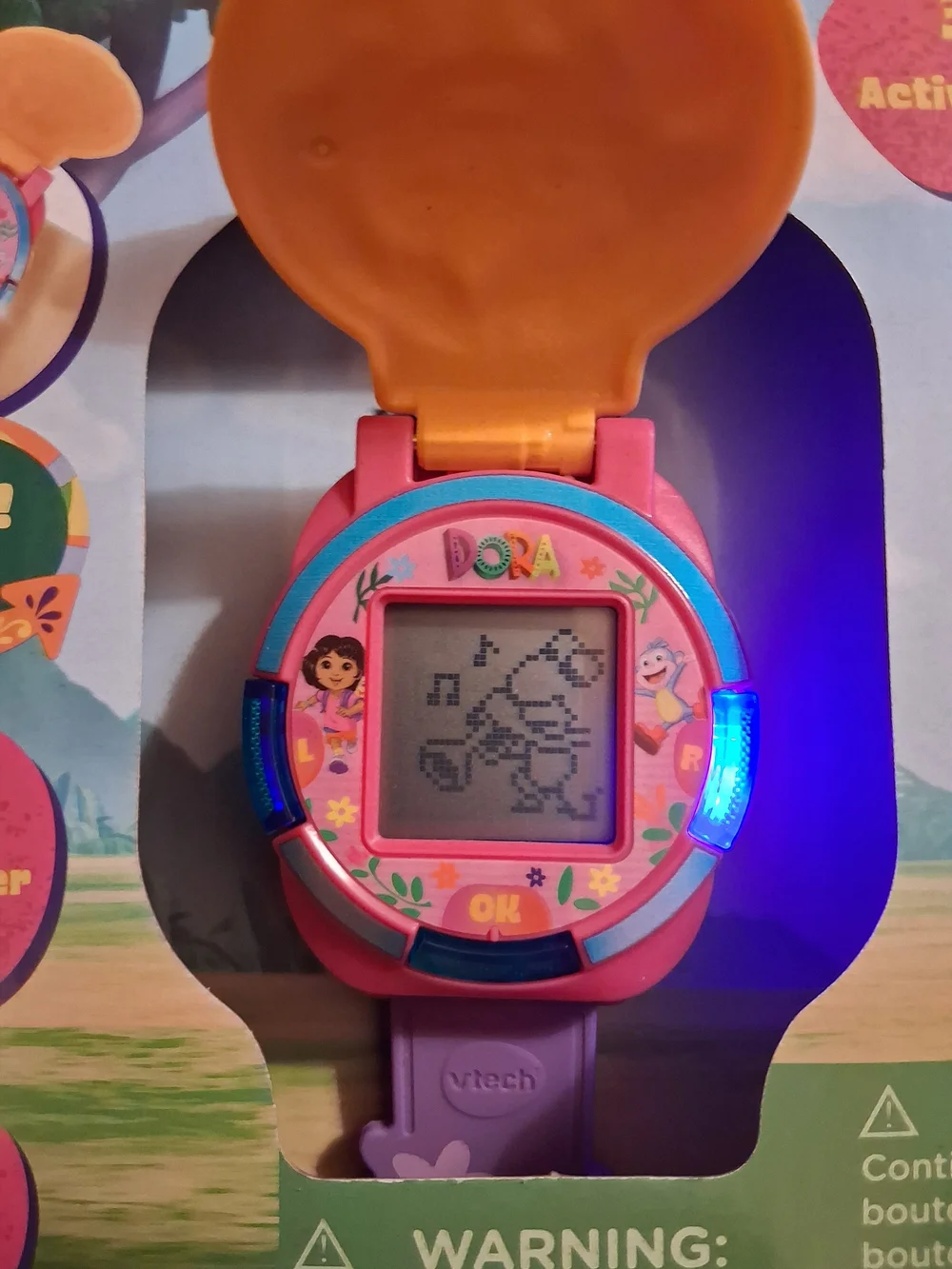VTech Dora Time for Learning Adventure Watch - Yellow and Pink